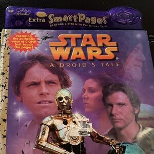 Star Wars A Droid's Tale Book interactive talking book from Golden Books VTG